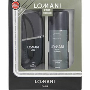 Lomani 186317 By  Edt Spray 3.3 Oz  Deodorant Spray 6.6 Oz For Men