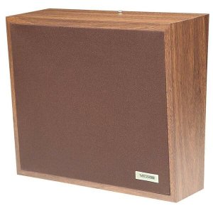 Valcom V-1063A Talkback Wall Speaker With Wooden Finish