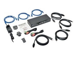 Tripp B004-DPUA4-K 4 Port Dp Kvm Switch W Audio