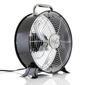 Vie PACN140E 12 Inch High Velocity Dual Speed Retro Metal Drum Fan