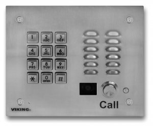 Viking K-1705-3-EWP Stainless Steel Vandal Resistant Entry Phone With 