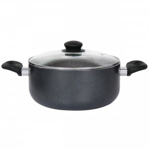 Oster 115602.02 Pallermo 5 Qt Aluminum Dutch Oven With Lid In Charcoal