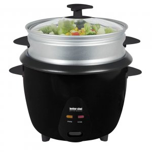 Better IM-406ST 5 Cup Rice Cooker With Food Steamer Attachment