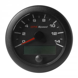 Veratron A2C1351970001 3-38 (85mm) Oceanlinkreg; Gps Speedometer - Bla