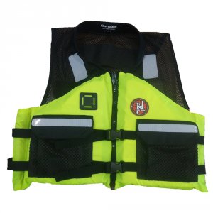 First AV-500-HV-S Av-500 Industrial Mesh Vest (uscg Type Iii) - Hi-vis