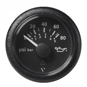 Veratron A2C59514128 52mm (2-116) Viewline Oil Pressure Gauge 80 Psi5 