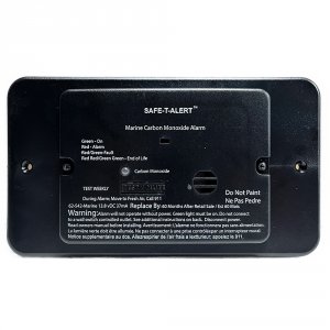 Safe-t-alert 62-542-TR-BL 62 Series Marine Carbon Monoxide - Black - F