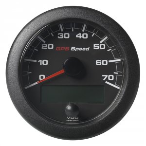 Veratron A2C1351990001 3-38 (85mm) Oceanlink® Gps Speedometer - Black