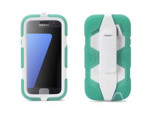 Griffin GB42476 Survivor All Terrain Case For Galaxy S7 - Chromium Gre