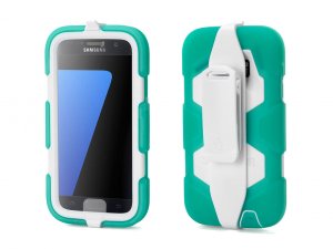 Griffin GB42476 Survivor All Terrain Case For Galaxy S7 - Chromium Gre