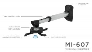 Mount-it! MI-7905 This Sit-stand Workstation Wall Mount Is A Complete.