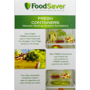 Newell FA3SC358-000 Foodsaver Vac Seal Containers