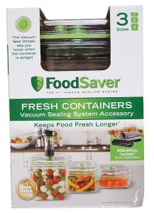 Newell FA3SC358-000 Foodsaver Vac Seal Containers