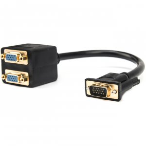 Rocstor Y10A209-B1 1ft Vga To 2xvga Adapter Mf