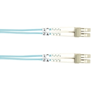 Black FO10G-002M-LCLC Fiber Patch Cable 2m 10 Gig Lc To Lc Aqu