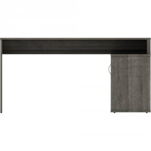 Lorell LLR 18313 L-shape Workstation With Cabinet - L-shaped Top - 29.