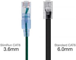 Monoprice 16289 Slimrun Cat6a Ethernet Patch Cable - Snagless Rj45_ Ut