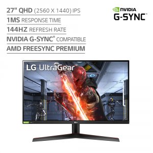 Lg 27GN800-B Monitor 27gn800-b 27 Qhd Ips 1ms 144hz 2560x1440 1000:1 1