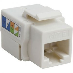 4xem 4XKJC6WH10PK 10-pack Cat6 Keystone Jack