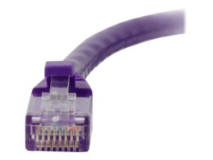 C2g 50823 7ft Cat6a Purple Snagless Utp