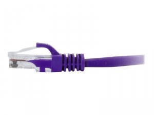 C2g 50823 7ft Cat6a Purple Snagless Utp