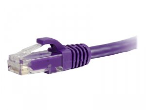 C2g 50823 7ft Cat6a Purple Snagless Utp