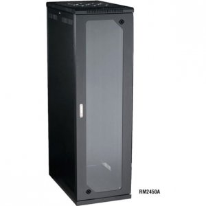 Black RM2450A Select Server Cabinets, 42u, Tempered Gl