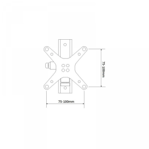 Bytecc BT-1330AT-BK Full Motion 13-30in Aluminum Lcdplasma Wall Mount,