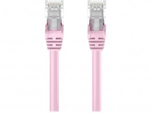 Belkin A3L980-01-PNK-S Cat. 6 Utp Patch Cable - Rj-45 Male - Rj-45 Mal