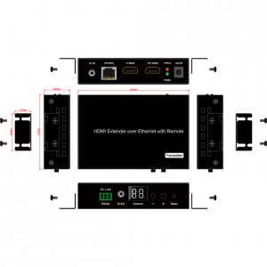 Kanex EXT-AVIPH264TX Pro Networkav H.264 Hdmi Over Ip W Poe  Rs-232