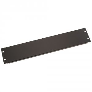 Black RMTB01 Filler Panel, Black, 1u (1.75in)