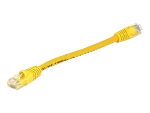 Monoprice 4983 Cat5e   Patch Cable_ 6-inch Yellow