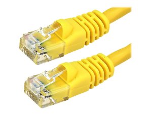 Monoprice 4983 Cat5e   Patch Cable_ 6-inch Yellow