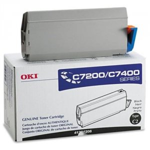 Microsoft 41304208 Okidata Toner, , Type C2, Black