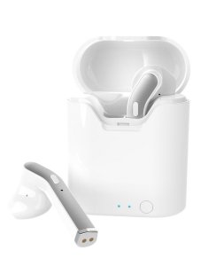 Naxa NE-979White True Wrls Earphones W Case Wht