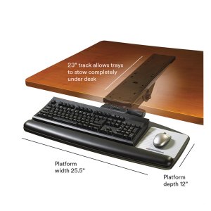 3m AKT170LE Adjustable Keyboard Tray