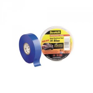 3m 35-3/4X66FT-BL Scotch Vinyl Color Coding Electrical Tape 35, 34 In 