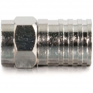 C2g 41088 Hex Crimp F Conn For Rg6q 50pk