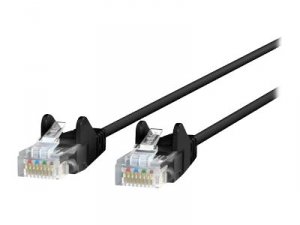 Belkin CE001B01-BLK-S 1ft Cat6 Utp Patch Cbl Snagless Blk