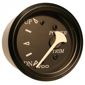 Vdo 382-11803 Allentare Black Trim Gauge - For Use Wmercuryvolvoyamaha