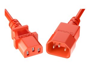 Unc PWCD-C13C14-15A-03F-RED Power Cord C13 - C14, 14awg, 15amp, 250v, 