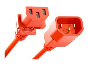 Unc PWCD-C13C14-15A-03F-RED Power Cord C13 - C14, 14awg, 15amp, 250v, 