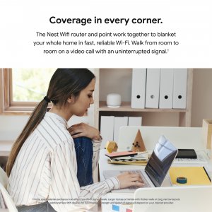 Google GA01422-US Nest Wifi Point Sand