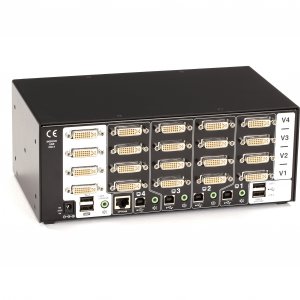 Black KV2404A Servswitch Wizard Dual-link Dvi Quad-hea