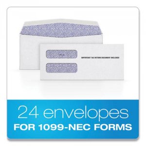 Tops TOP 22223 Adams 1099-nec Envelopes - Document - 3 34 Width X 8 34