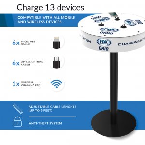 Chargetech CT-300054 Chargetech Power Table Station 12