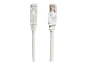 Black C6PC28-WH-12 Slim-net Cat6 250-mhz 28-awg Ethernet Patch Cable -