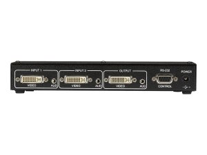 Black AC1032A-2A Dvi Switch With Audio And Serial Control