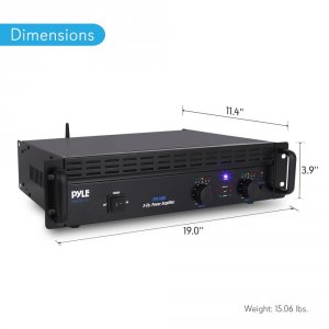 Pyle PTA1000 Pro(r)  Professional Power Amp (1,000 Watt)