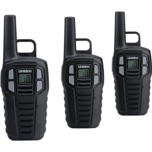 Uniden SX167-3CH 16-mile 2-way Frs And Gmrs Radios (3 Pk With 9 Batter